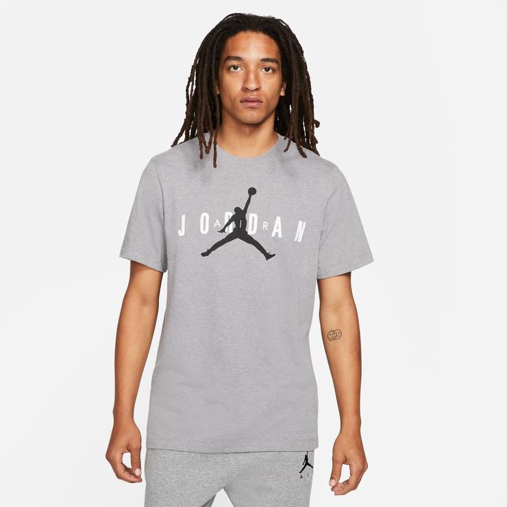 Jordan Air Wordmark Erkek Gri T-shirt