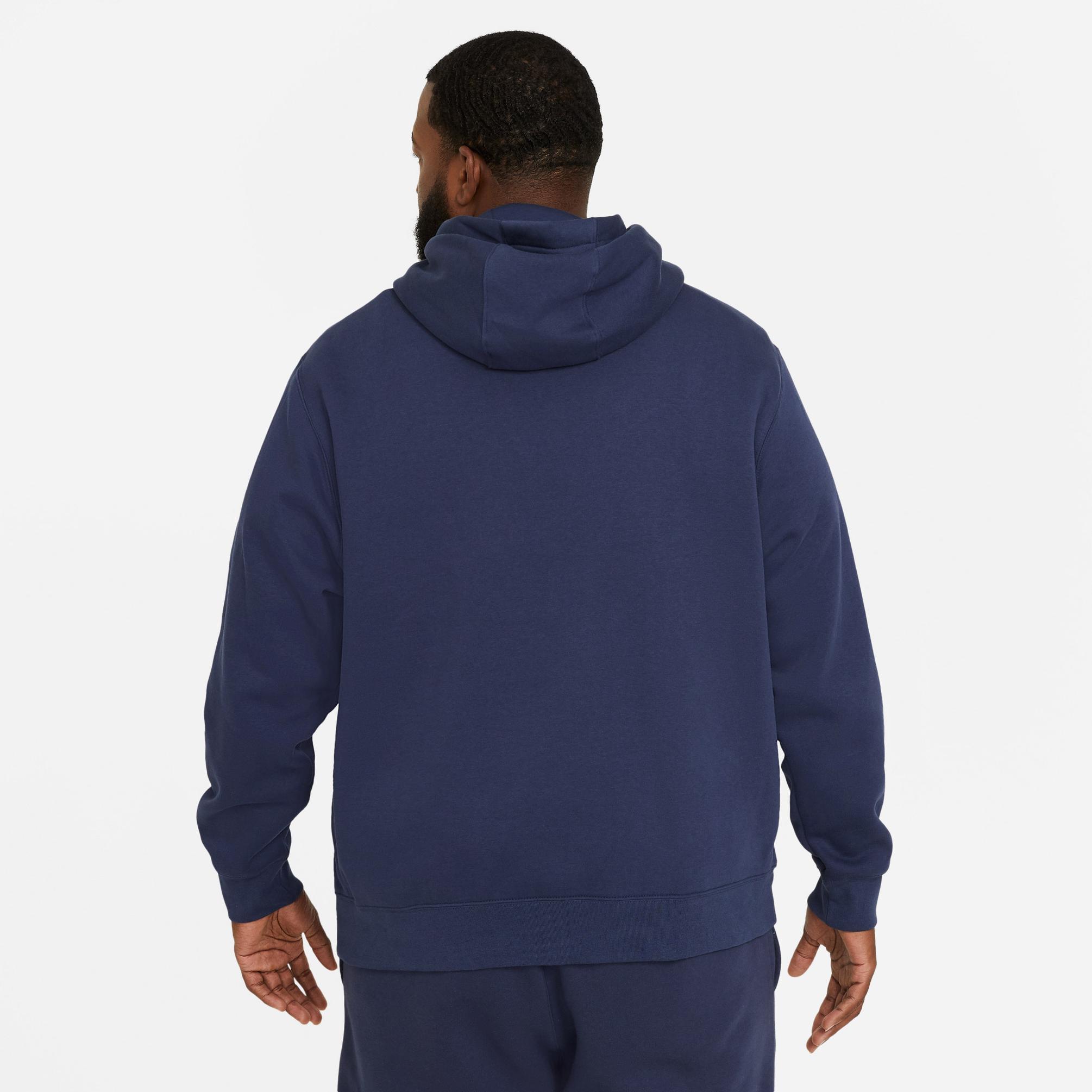  Nike Sportswear Club Fleece Kapüşonlu Erkek Lacivert Sweatshirt