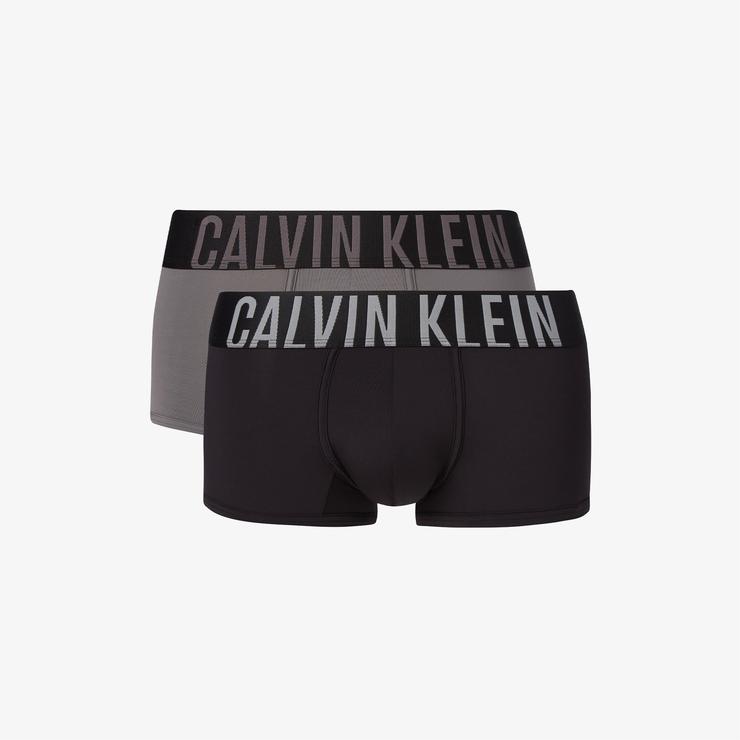 Calvın Klein Pack Erkek Siyah/Gri 2'li Boxer