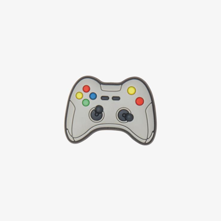 Crocs Grey Game Controller Unisex Renkli Rozet