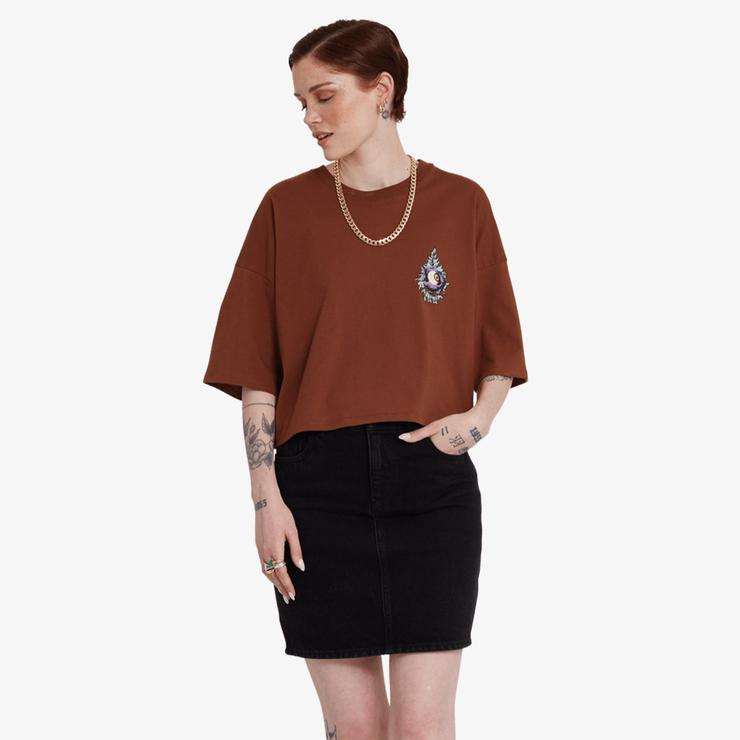 Volcom Max Loeffler Kadın Kahverengi T-Shirt