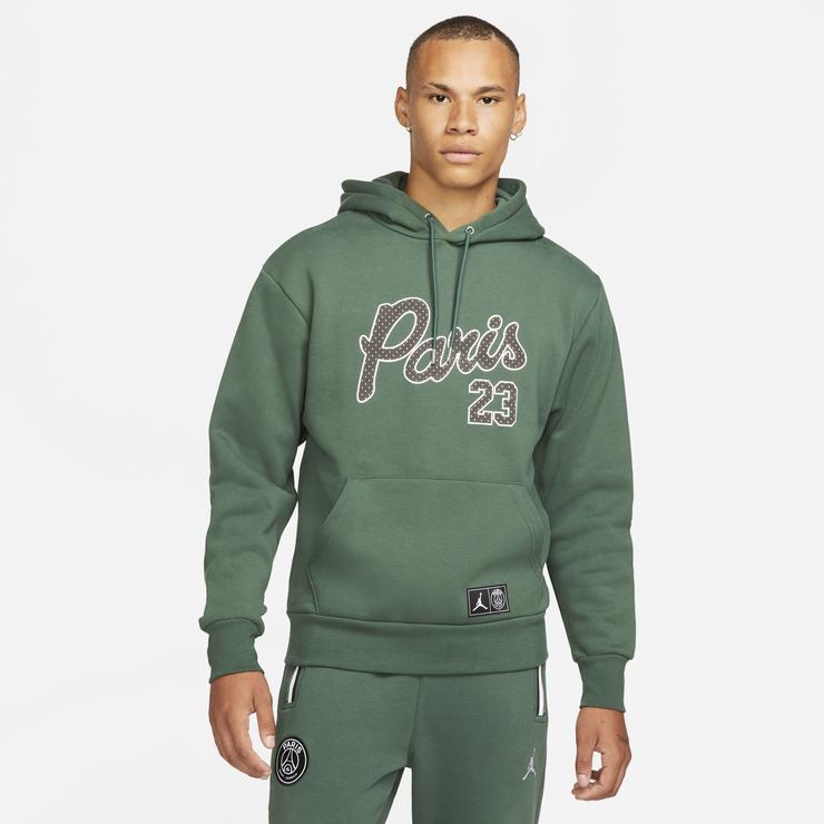 Jordan Paris Saint-Germain Erkek Yeşil Kapüşonlu Sweatshirt