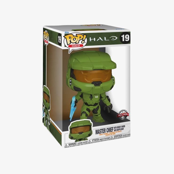 Funko Deluxe 10'' Halo Infinite Master Chief with Energy Sword Special Edition Unisex Renkli Figür