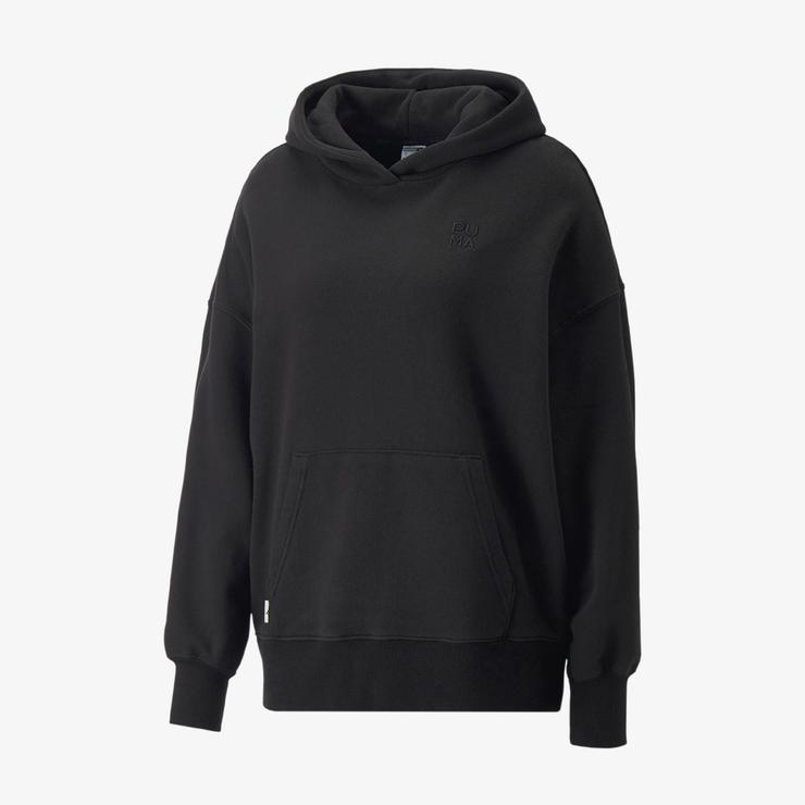 Puma Use Oversized Kadın Siyah Sweatshirt