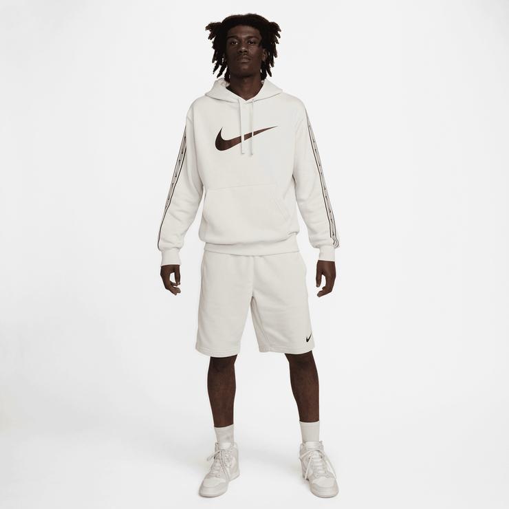 Nike Sportswear Repeat Fleece Erkek Beyaz Sweatshirt