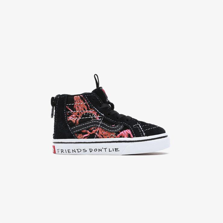Vans x Stranger Things Td Sk8-Hi Zip Bebek Siyah Sneaker
