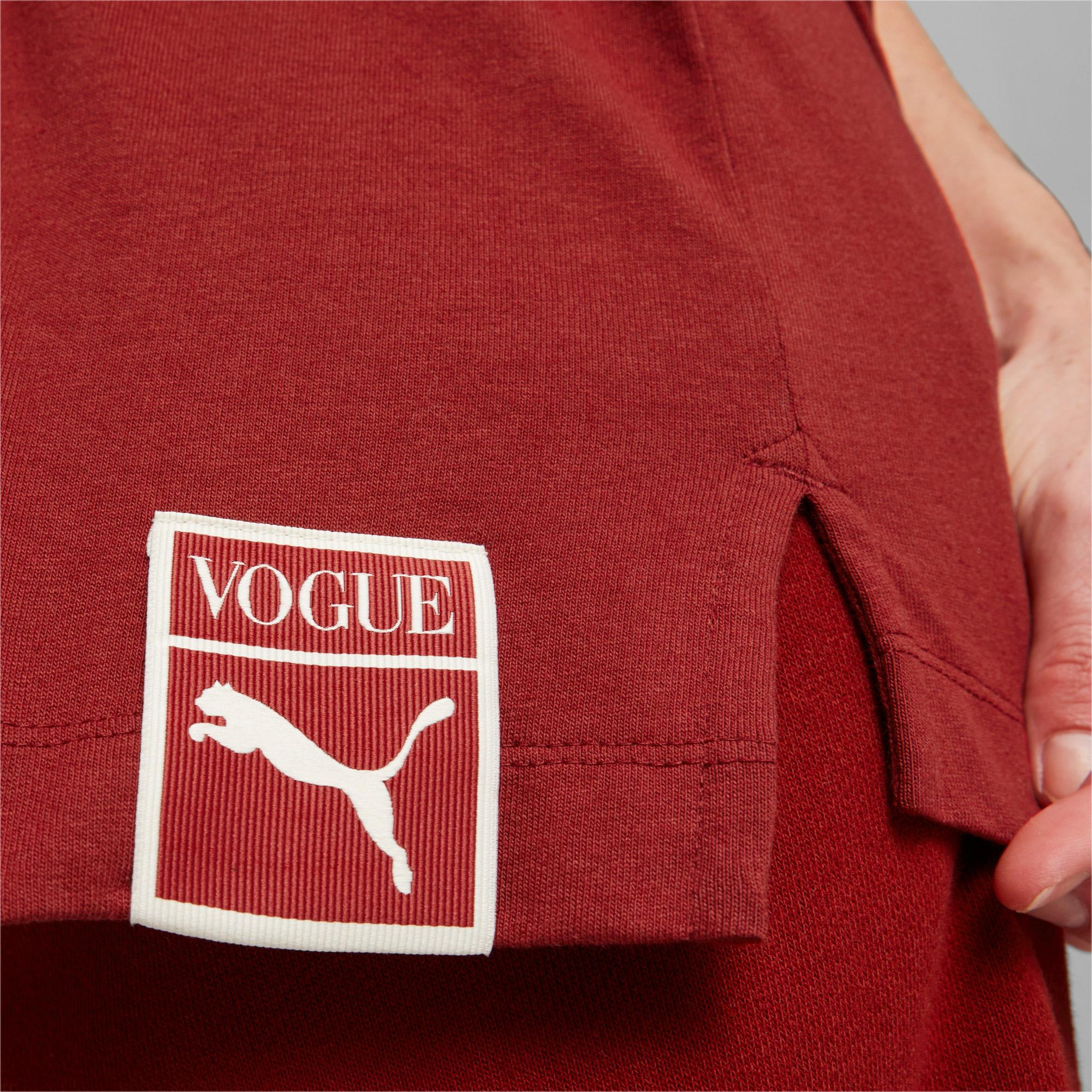  Puma X Vogue Relaxed Kadın Kırmızı T-Shirt