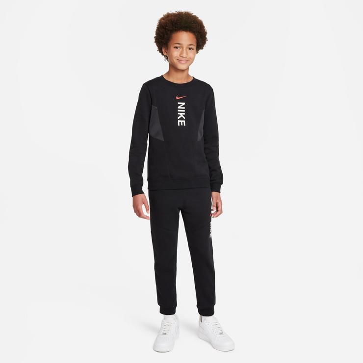 Nike Sportswear Hybrid Çocuk Siyah Sweatshirt