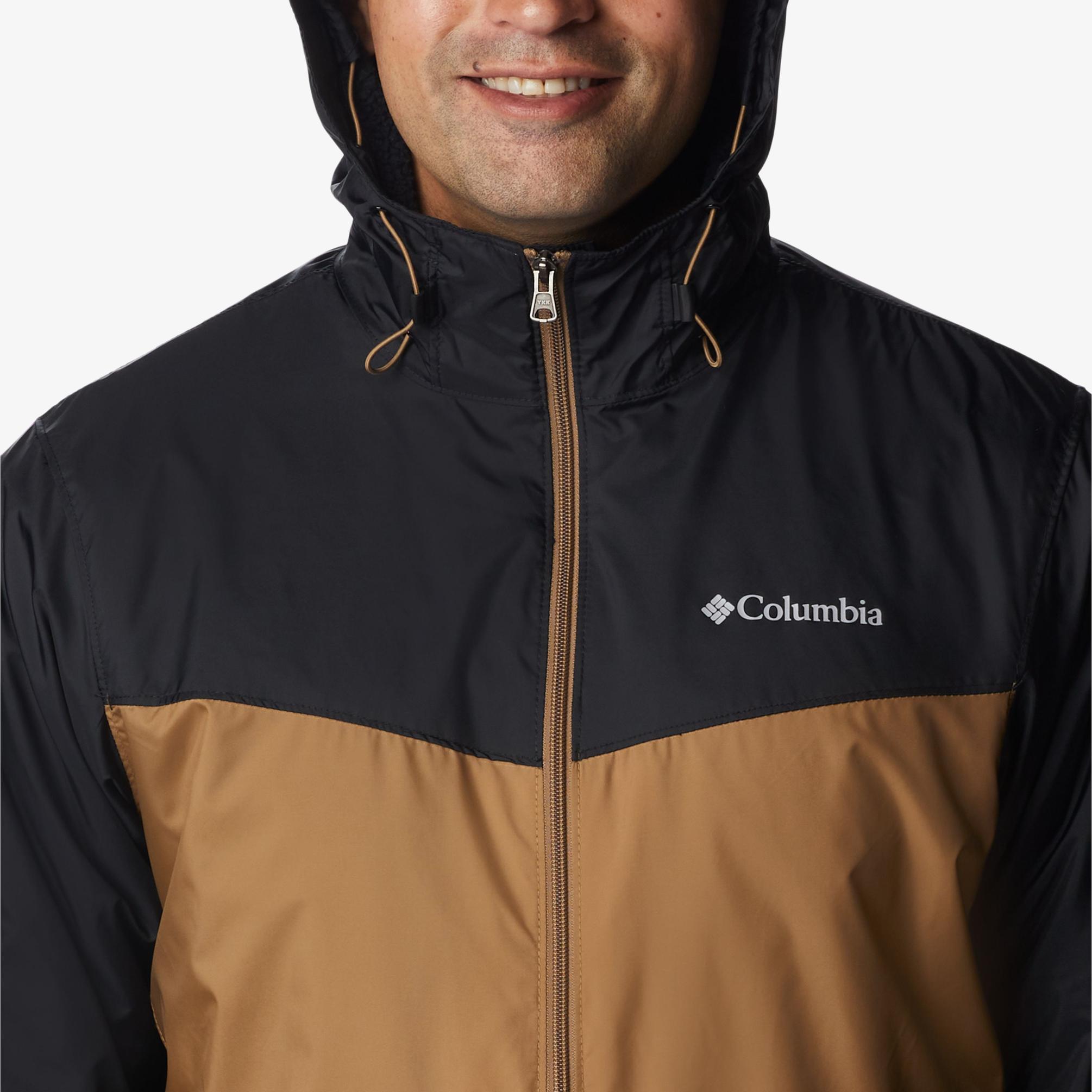  Columbia Glennaker Sherpa Lined Erkek Siyah Yağmurluk