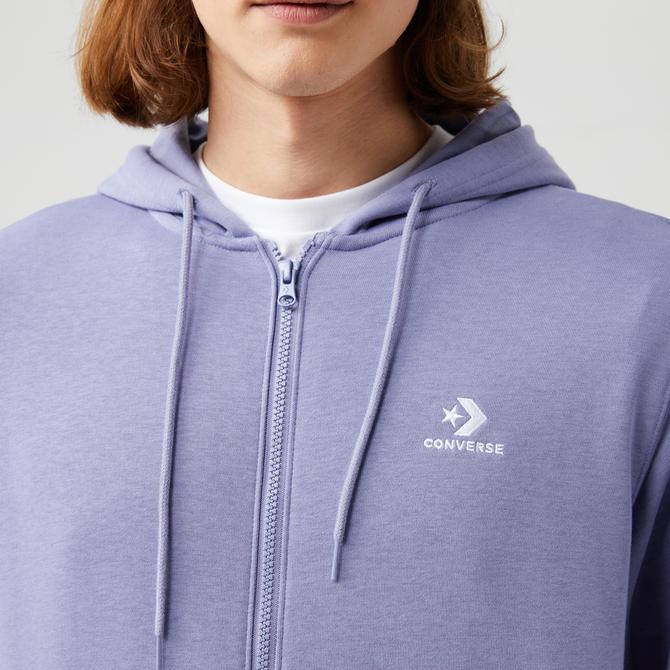  Converse Go-To Embroidered Star Chevron Unisex Mor Sweatshirt