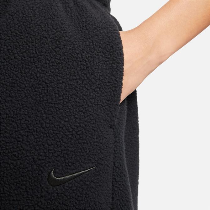  Nike Sportswear Plush Kadın Siyah Eşofman Altı