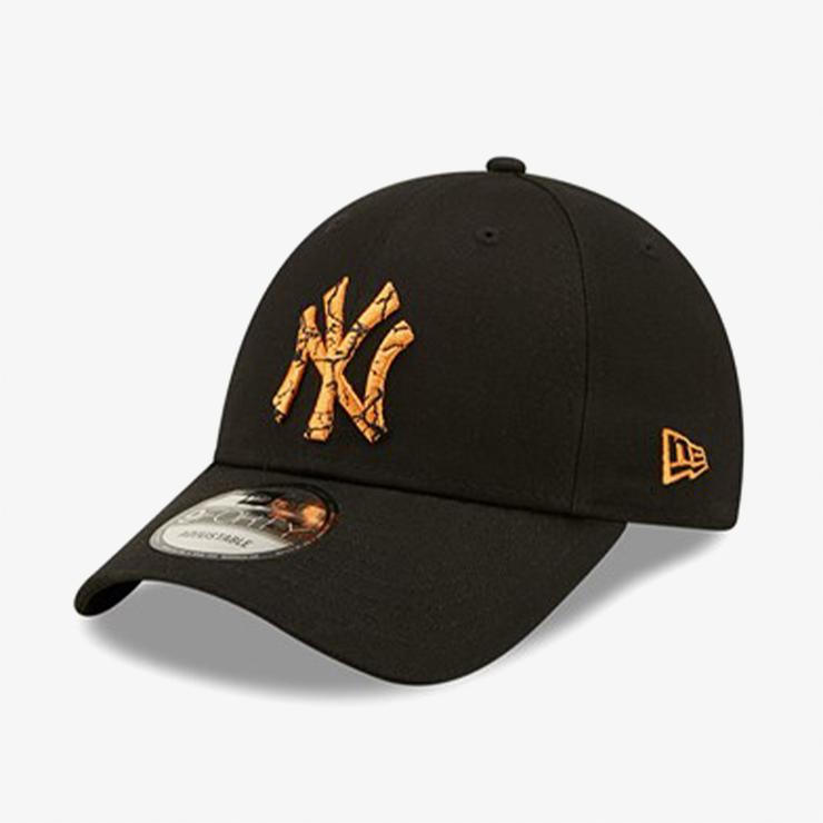 New Era New York Yankees Marble 9FORTY Çocuk Siyah Şapka