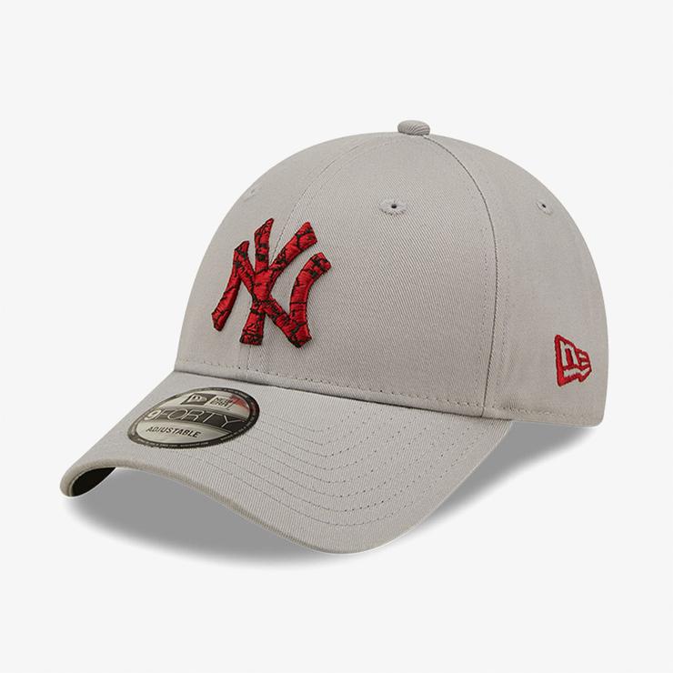 New Era New York Yankees Marble 9FORTY Çocuk Gri Şapka