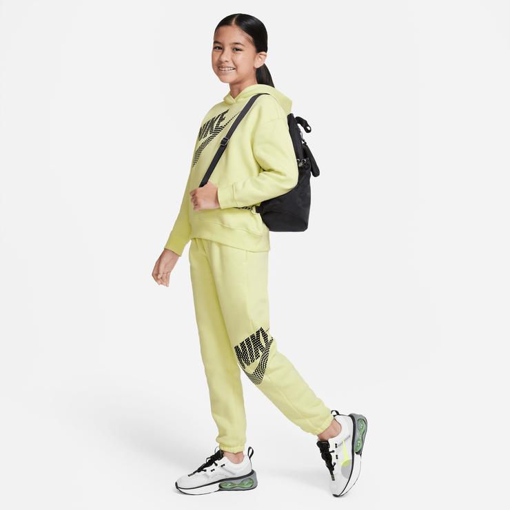 Nike Sportswear Bol Kesimli Fleece Genç Çocuk Sarı Eşofman Altı