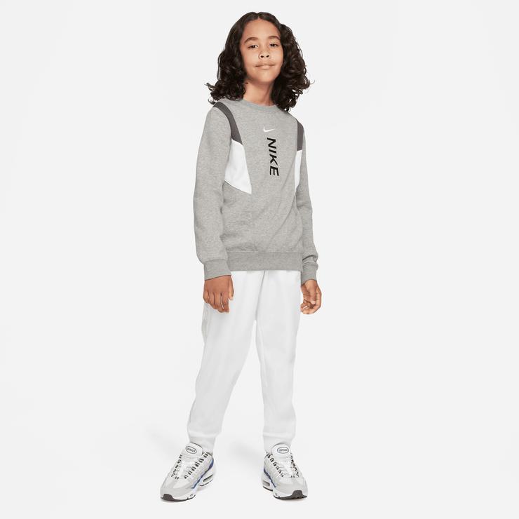 Nike Hybrid Fleece Çocuk Siyah/Gri/Gümüş Sweatshirt