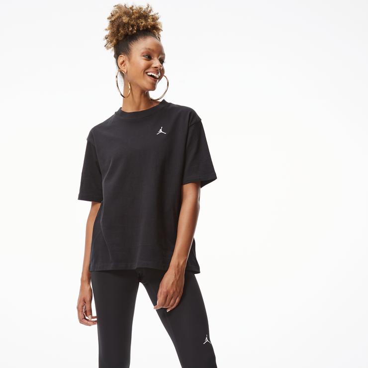 Jordan Essentialen Core 22 Kadın Siyah T-Shirt