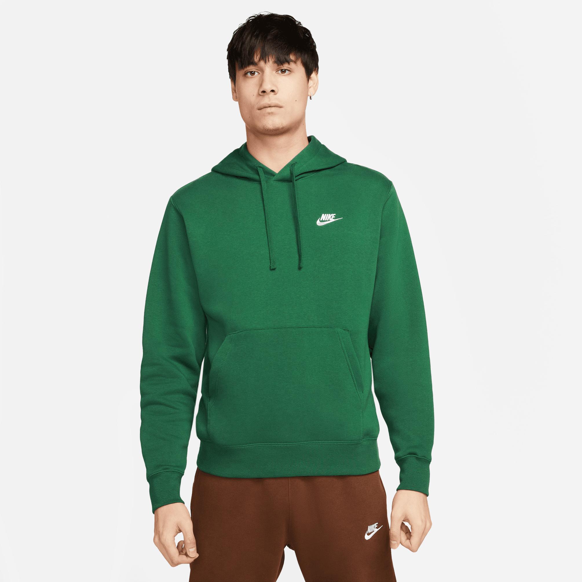  Nike Sportswear Club Fleece Erkek Yeşil Hoodie