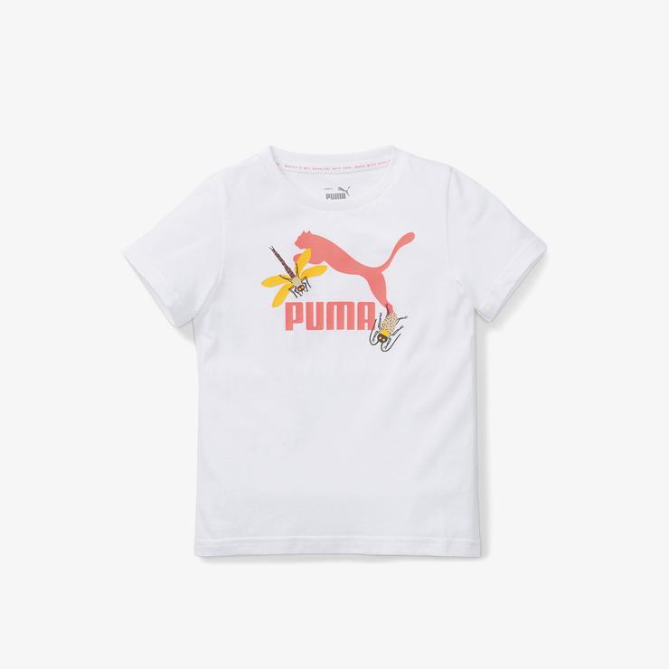 Puma Small World Prime Erkek Beyaz T-Shirt