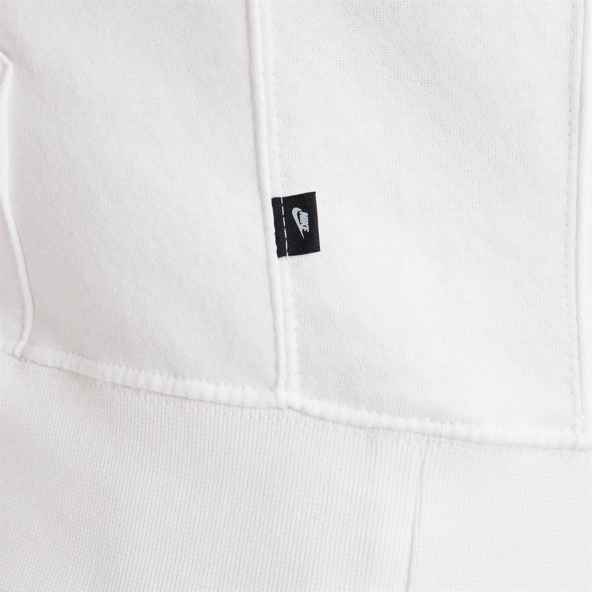  Nike Sportswear  Open Concept Erkek Beyaz Hoodie