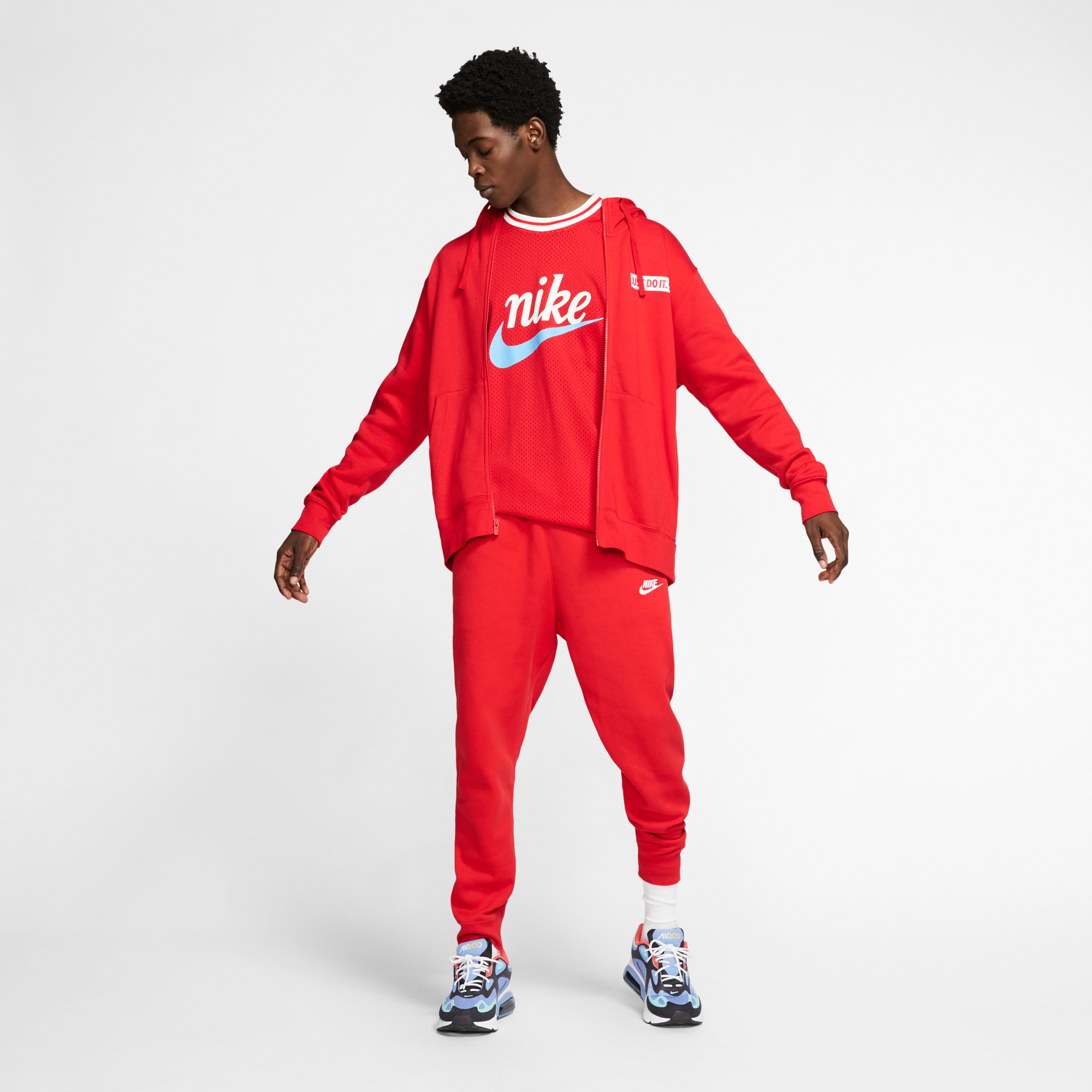 Nike Sportswear Club Fleece Erkek Kırmızı Eşofman Altı
