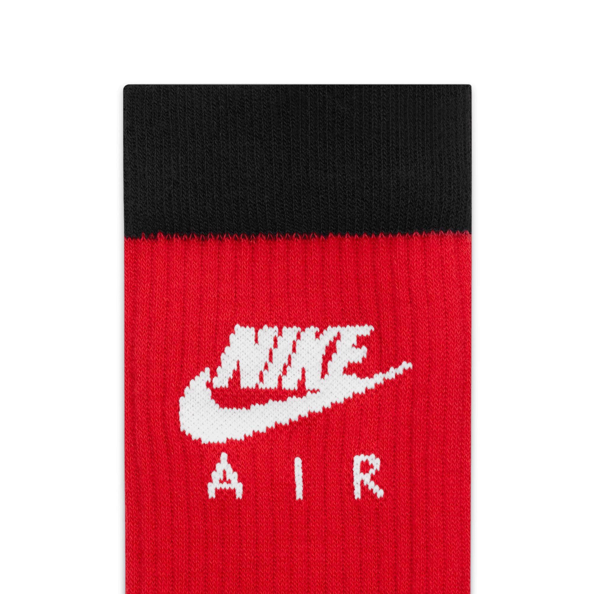  Nike Everyday Essential Crew Unisex 2'li Siyah Çorap