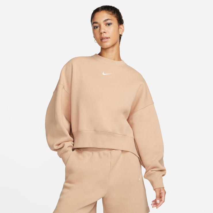 Nike Sportswear Kadın Kahverengi Sweatshirt