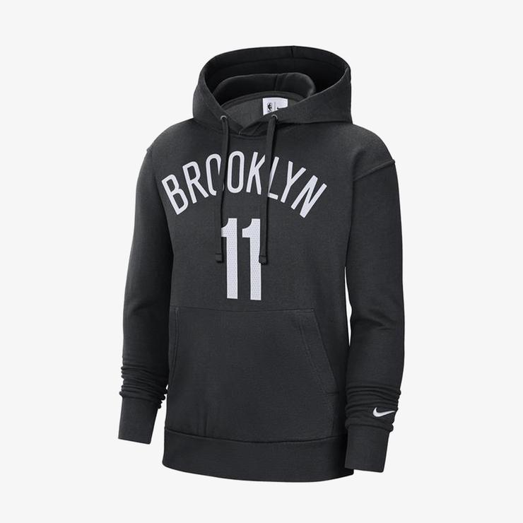 Nike Brooklyn Nets Essential NBA Erkek Siyah Hoodie