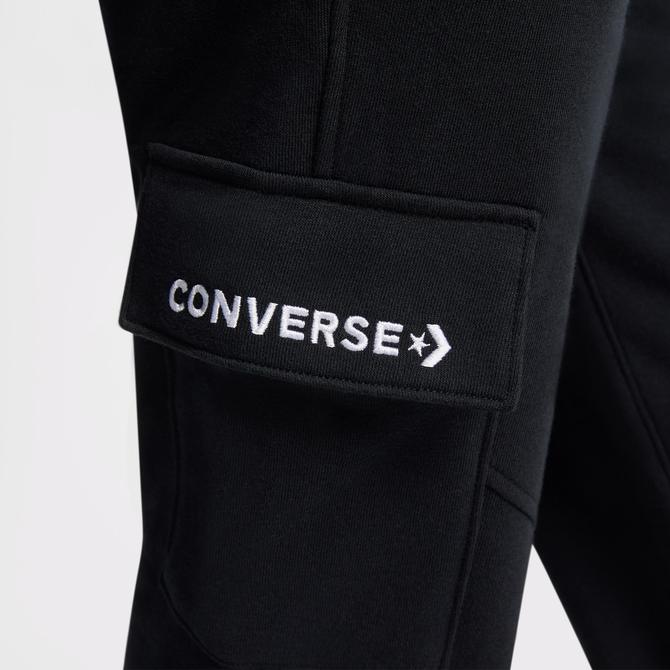  Converse Fashion Knit Kargo  Kadın Siyah Eşofman Altı
