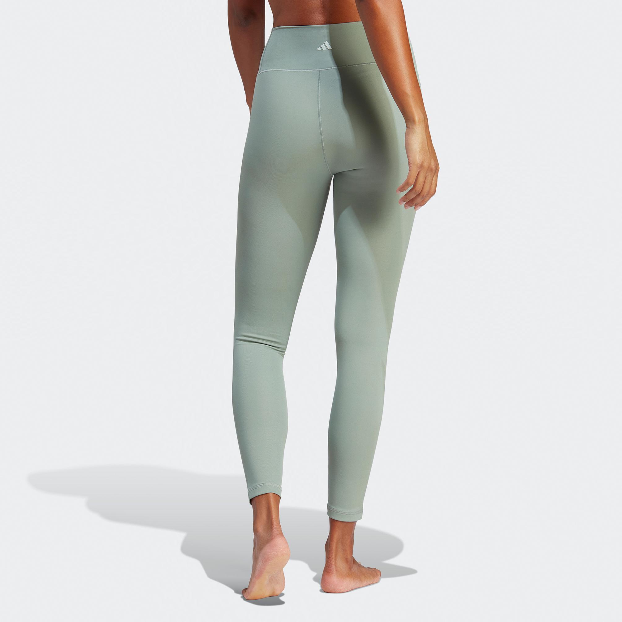  adidas Yoga Studio Luxe Light-Support 7/8 Kadın Yeşil Tayt