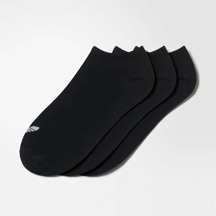 adidas Trefoil Liner Unisex 3'lü Siyah Çorap