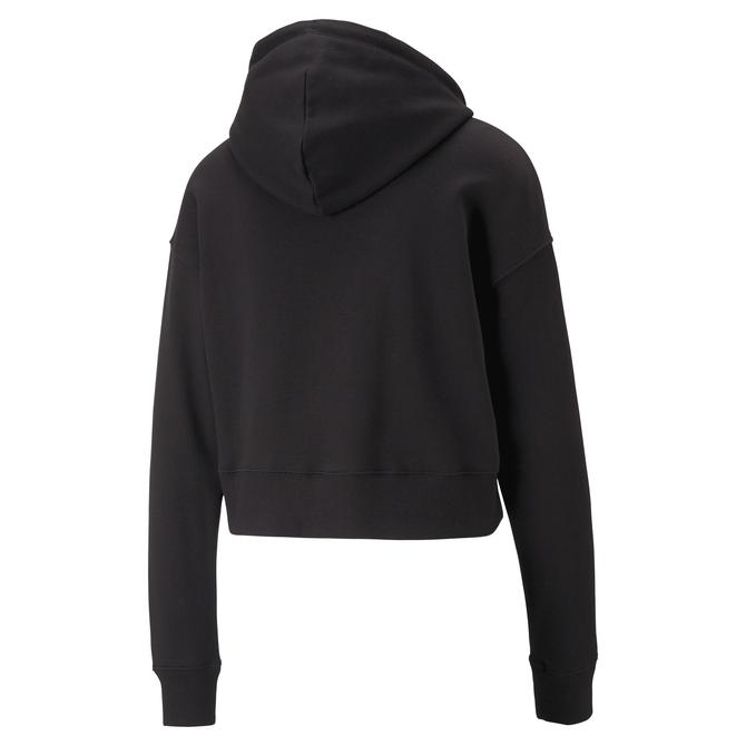  Puma Classics Cropped Hoodie Kadın Siyah Sweatshirt