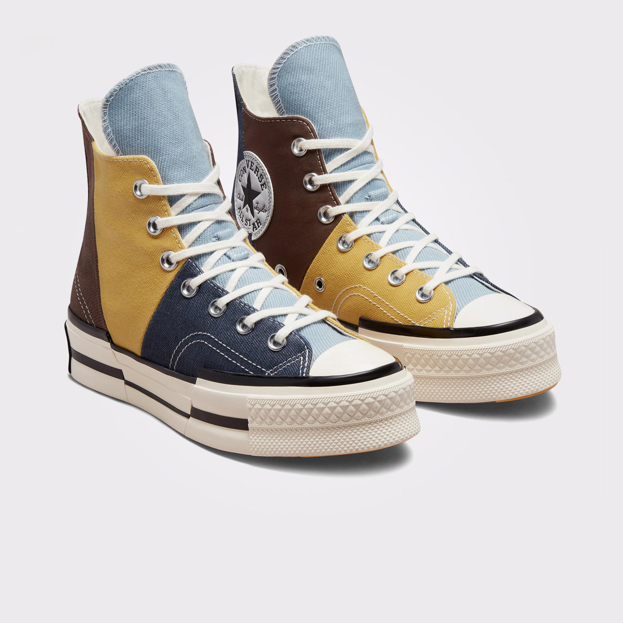  Converse Chuck 70 Plus Material Mashup Unisex Mavi Sneaker