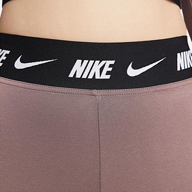  Nike Sportswear Club High-Waisted Kadın Kahverengi Tayt