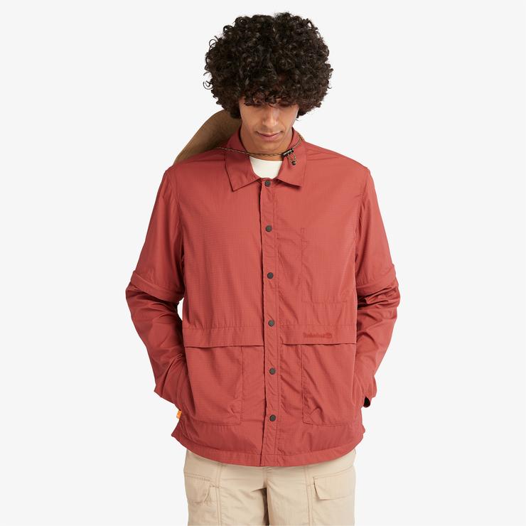 Timberland Dwr Lw 2in1 Overshirt Erkek Kırmızı Ceket
